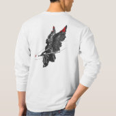 Camiseta Masculina com Mangas Longas estampada  Tシャツ (裏面)