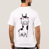 Camiseta Masculina Cow Evolution  Tシャツ (裏面)