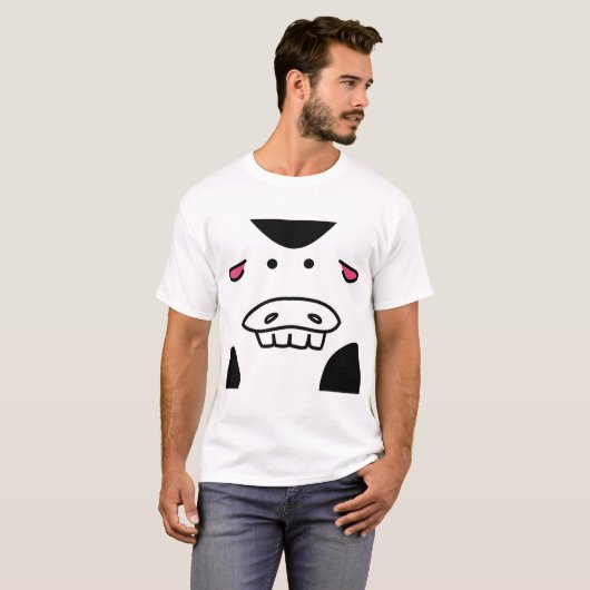 Camiseta Masculina Cow Evolution  Tシャツ (正面フル)
