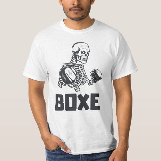 Camiseta Masculina de Boxe/ boxing Tシャツ (正面)