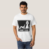 Camiseta Masculina GAME OVER Tシャツ (正面フル)