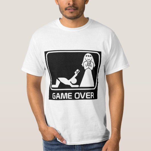 Camiseta Masculina GAME OVER Tシャツ (正面)