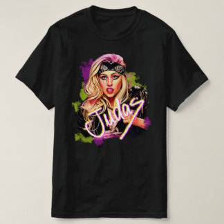 Camiseta Masculina Judas Lady Gaga Tシャツ