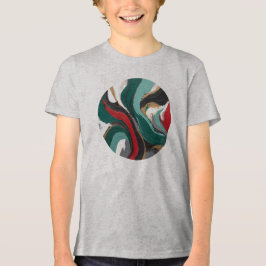 Camiseta Masculina Juvenil Básica Arte Expressão-3 トライブレンドＴシャツ