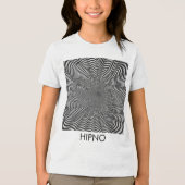 Camiseta Masculina Juvenil Básica Hipno トライブレンドＴシャツ (正面)