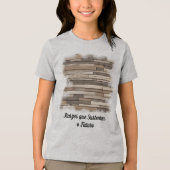 Camiseta Masculina Juvenil Básica Madeira Viva トライブレンドＴシャツ (正面)