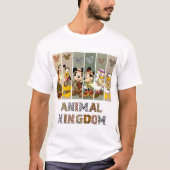 Camiseta masculina Mickey Animal Kingdom Tシャツ (正面)