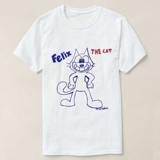 Camiseta Masculina - O Gato Félix Tシャツ (デザイン正面)