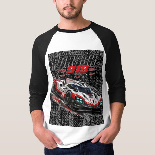 Camiseta masculina Porsche Tシャツ (正面)