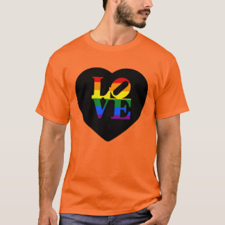 Camiseta Masculina Tie-Dye Spiral Love LGBT Tシャツ