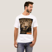 camiseta Masculina Via Pantanal Onça Tシャツ (正面フル)