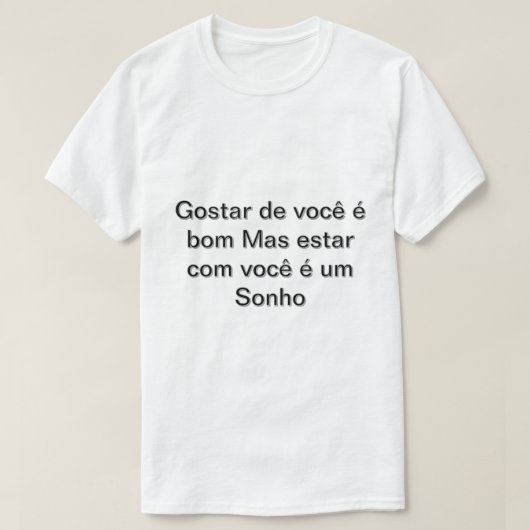 Camiseta Masculino gola canoa simples  Tシャツ (デザイン正面)