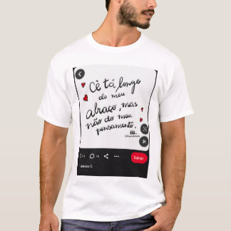 Camiseta Masculino gola canoa simples  Tシャツ