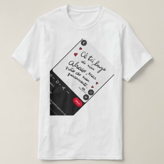 Camiseta Masculino gola canoa simples  Tシャツ (デザイン正面)