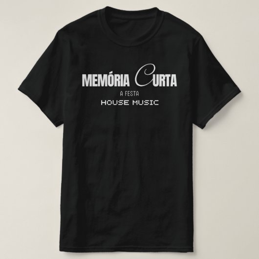 camiseta Memória Curta IV Tシャツ (デザイン正面)