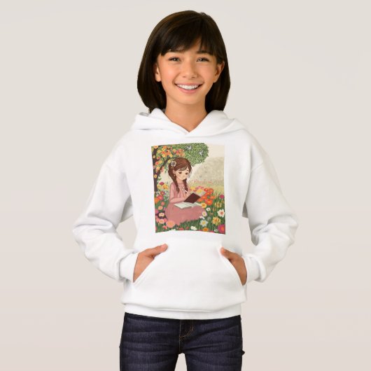 camiseta Menina no Jardim (Blusa) (正面フル)