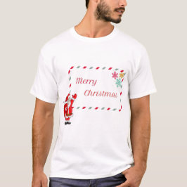 Camiseta merry christmas men tシャツ