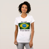 Camiseta Minas Gerais Brasil Tシャツ (正面フル)