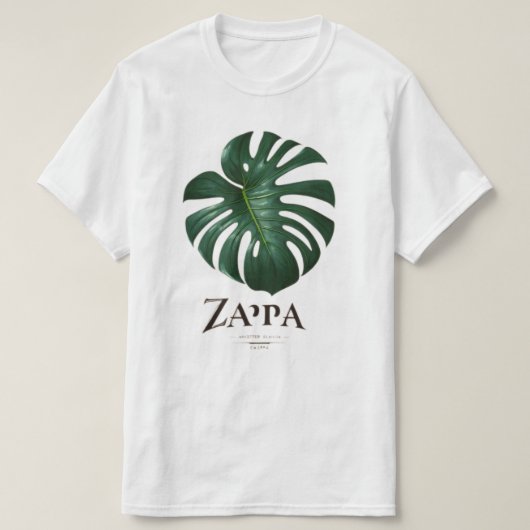 camiseta  momstera tシャツ (デザイン正面)