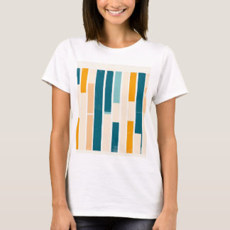 camiseta mujer listas minimal tシャツ