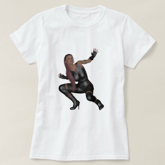 Camiseta mulher do rock tシャツ (デザイン正面)