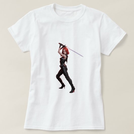 Camiseta mulher lutadora tシャツ (デザイン正面)
