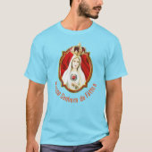 CAMISETA N. SENHORA DE FATIMA C/ MOLDURA DOURADA Tシャツ (正面)