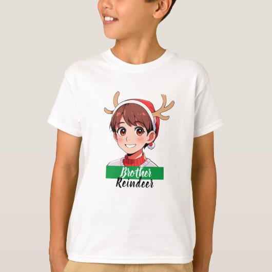 Camiseta navideña personalizada tシャツ (正面)
