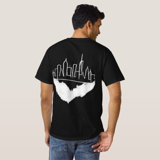 camiseta negra classic tシャツ (裏面フル)