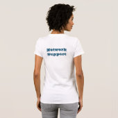 Camiseta network support tシャツ (裏面フル)