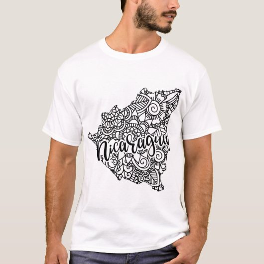 Camiseta - Nicaragua 01 - Sublimanic Tシャツ (正面)