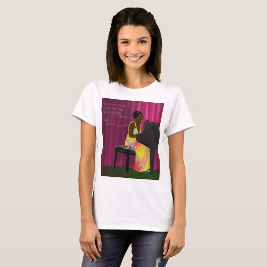 Camiseta Nina Simone Tシャツ (正面フル)