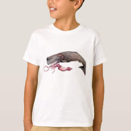 Camiseta niño cachalote y calamar gigante tシャツ