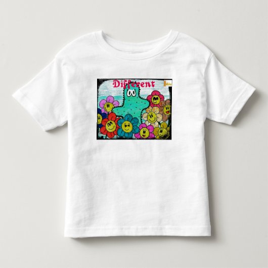 Camiseta niño "Different" トドラーTシャツ (正面)