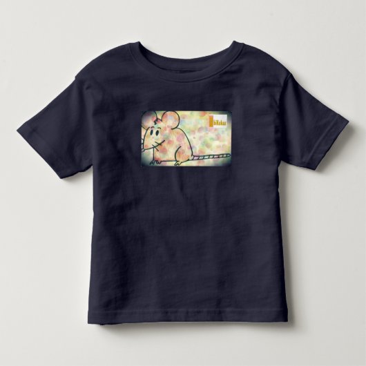 Camiseta niño "Ratolín multicolor" トドラーTシャツ (正面)