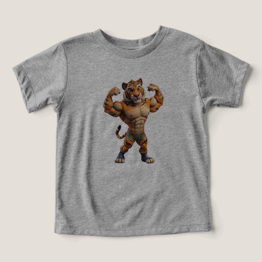 camiseta niño tigre (デザイン正面)