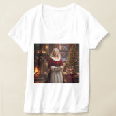 Camiseta o Natal de Mamãe Noel Tシャツ (レイダウン)