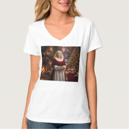 Camiseta o Natal de Mamãe Noel Tシャツ