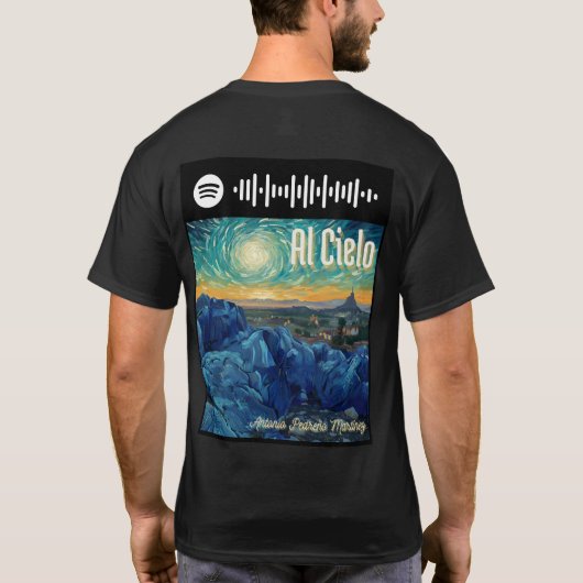 Camiseta Oficial del single "Al Cielo" Tシャツ (裏面)