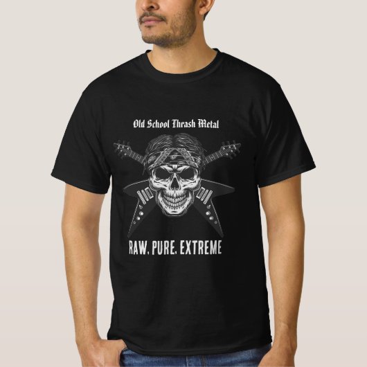 Camiseta Old School Thrash Metal Tシャツ (正面)