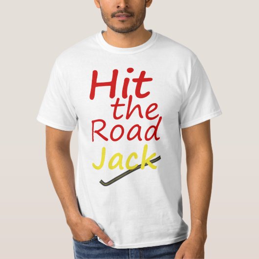 Camiseta Originart Hit The Road, Jack! Tシャツ (正面)