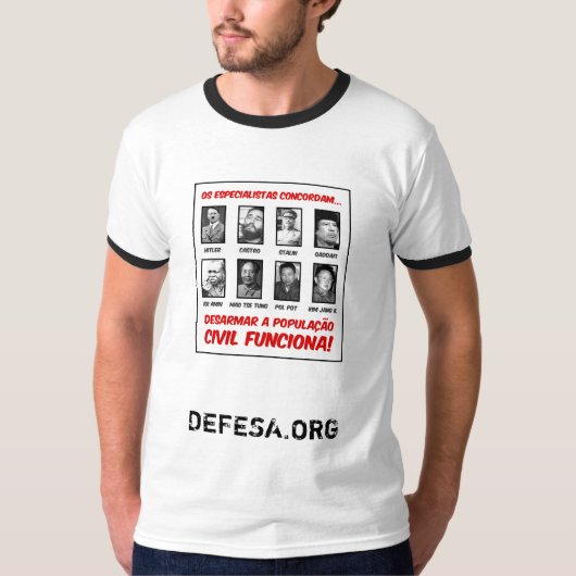 Camiseta Os especialistas concordam Tシャツ (正面)