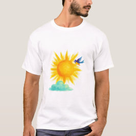 Camiseta Pájaro hacia un destino  Tシャツ