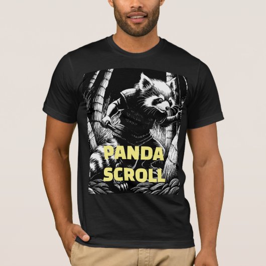CAMISETA PANDA SCROLL Tシャツ (正面)