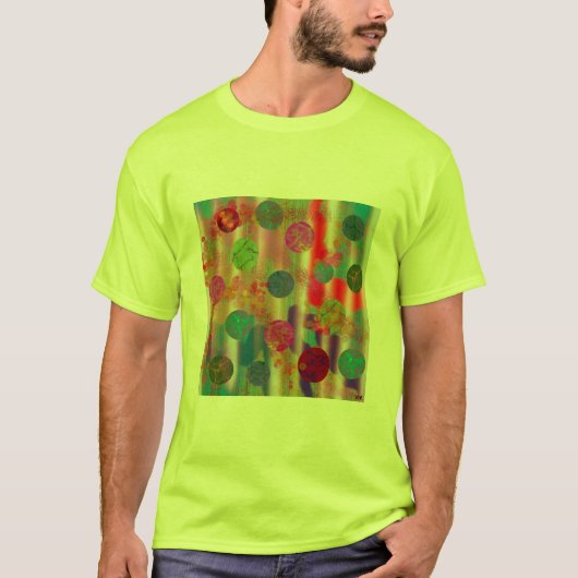 Camiseta para hombre con diseño abstracto 2 tシャツ (正面)