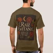 Camiseta para Hombre "Raíz Gitana" Tシャツ (裏面)