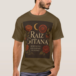Camiseta para Hombre "Raíz Gitana" Tシャツ
