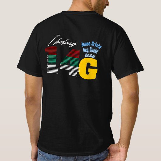 Camiseta para hombres con mensajes biblicos tシャツ (裏面)
