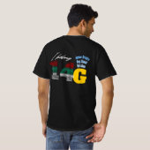 Camiseta para hombres con mensajes biblicos tシャツ (裏面フル)