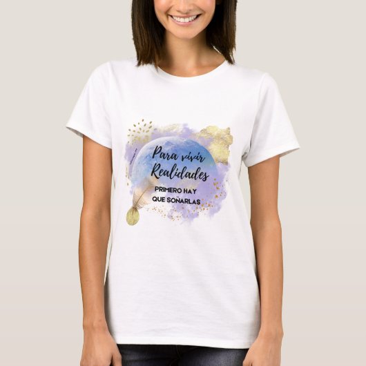 Camiseta para mujeres creativas tシャツ (正面)